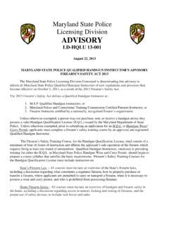 Licensing Division Advisory .